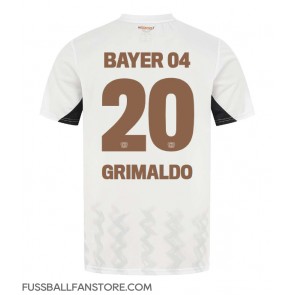 Bayer Leverkusen Alejandro Grimaldo #20 Replik Auswärtstrikot 2024-25 Kurzarm